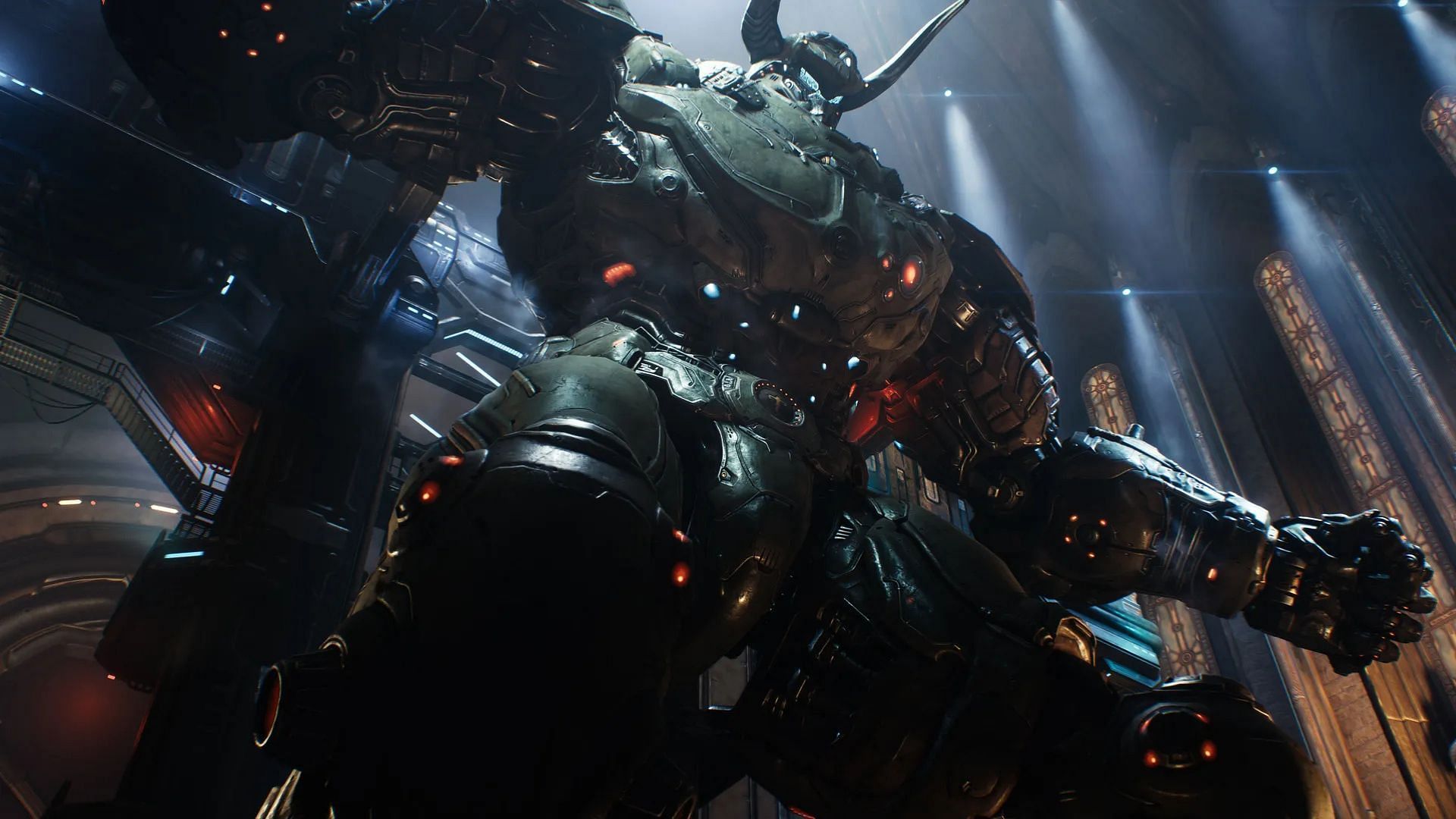 The Radeon RX 7900 XT easily runs Doom The Dark Ages at 4K (Image via Bethesda Softworks)